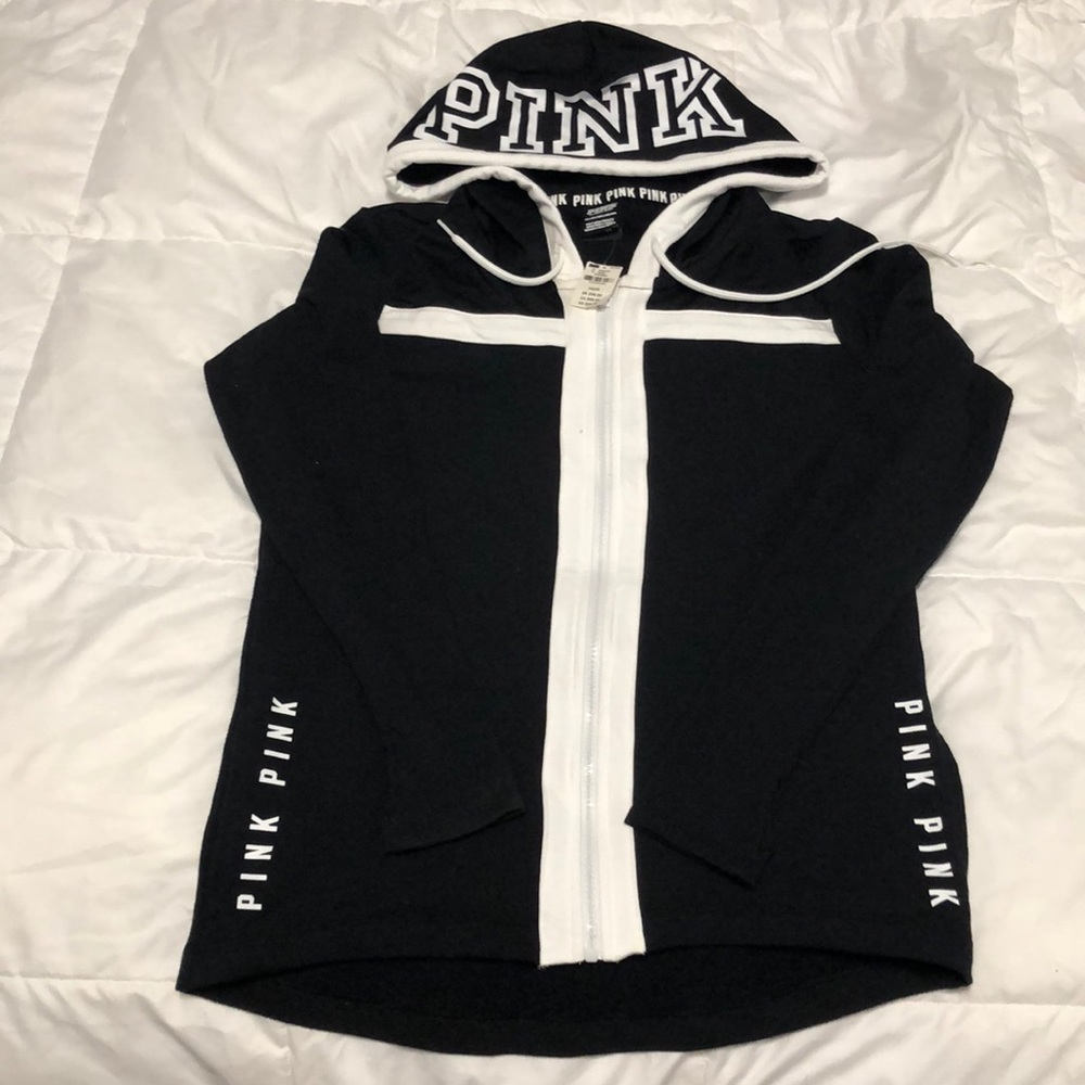 VS Pink Full zip hoodie